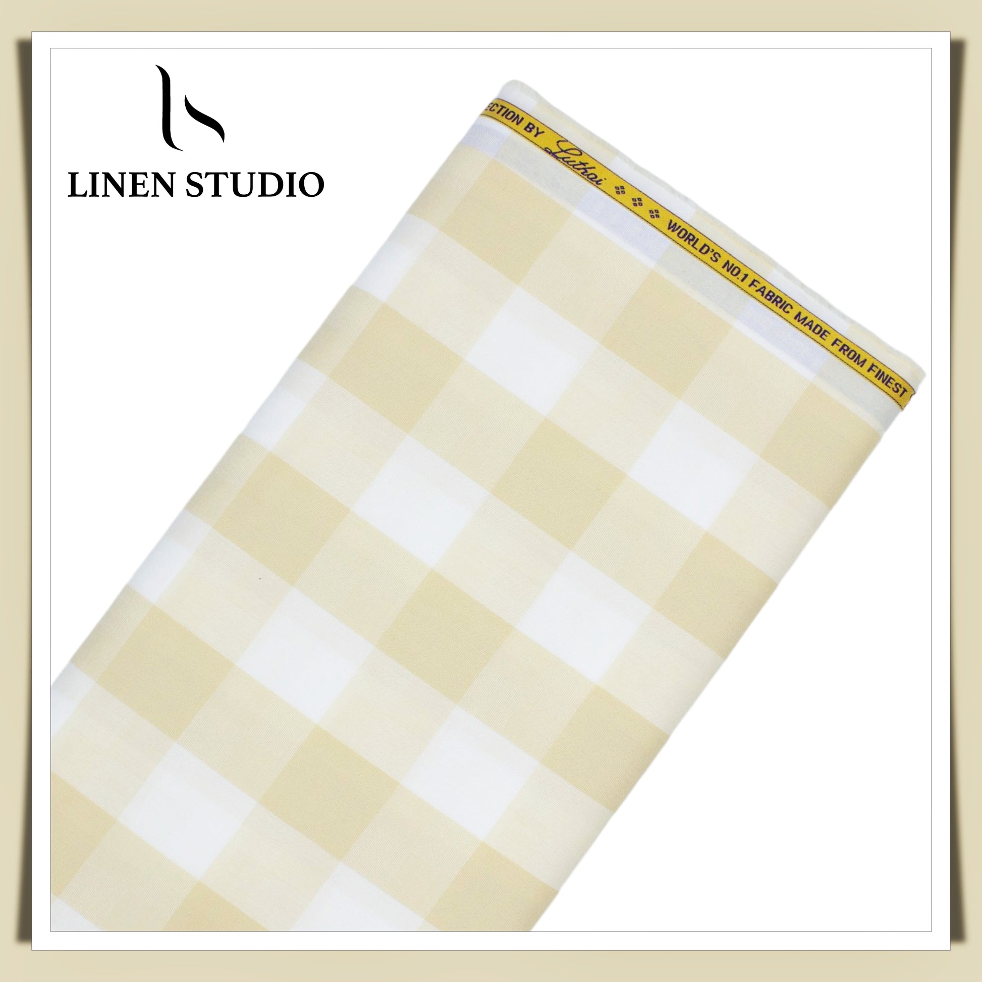 Luthai Classic Gingham Check - Supima Cotton - Linen Studio