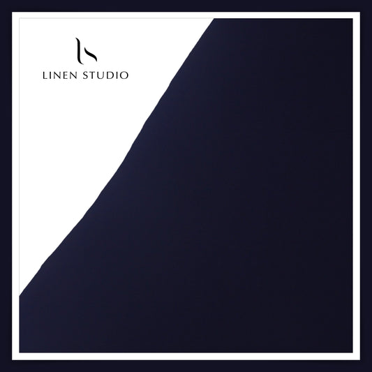 40 CM SUITING - INDONESIAN LACHKA NAVY BLUE (FLAT RATE)