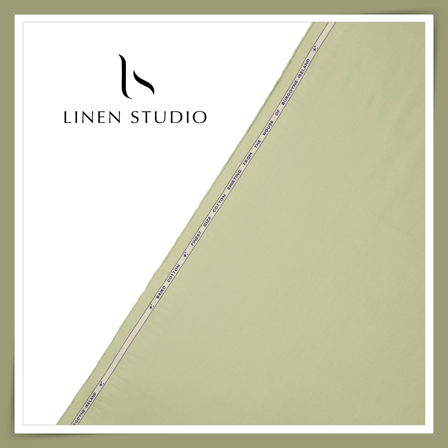 1.40 MTR SHIRTING - FINEST GIZA COTTON PLAIN BY BURGOYNE EB 101 (FLAT RATE)