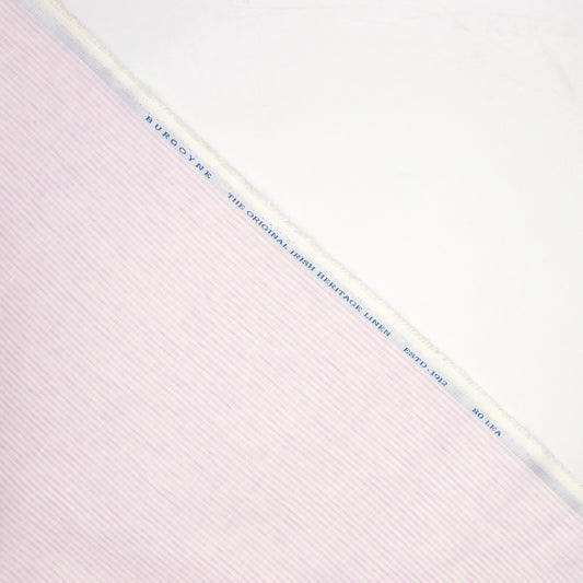 1.40 MTR SHIRTING - 80 LEA STRIPES BY BURGOYNE (FLAT RATE)