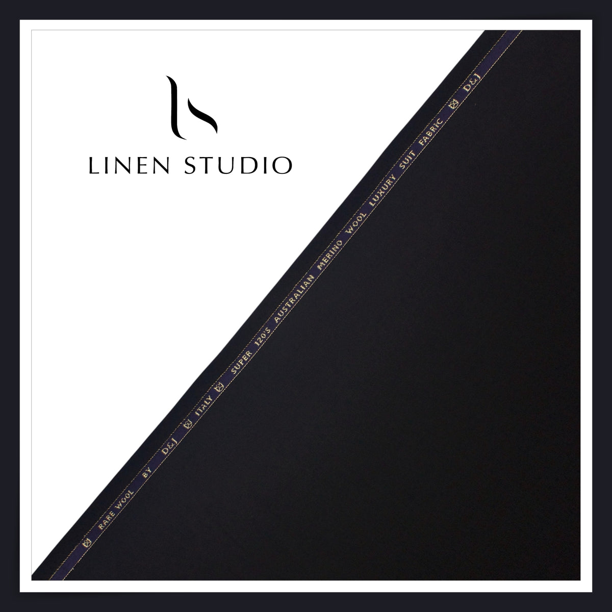 90 CM SUITING - SUPER 120'S AUSTRALIAN MERINO WOOL BY D&J EB 101 (FLAT RATE)