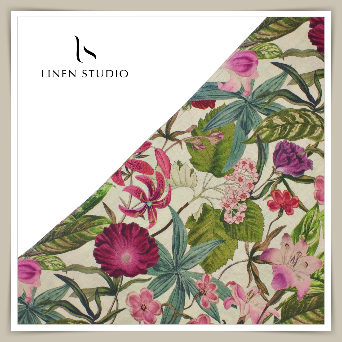 Linen Club 60 Lea Digital Printed Shirting W/O SEL - Udayana (30% SALE)