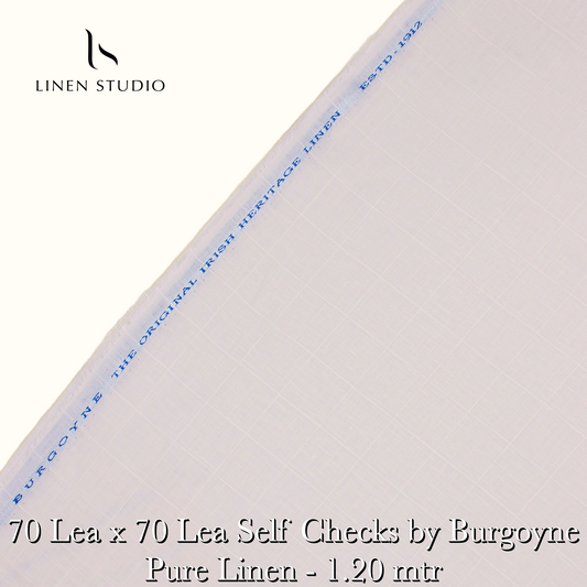 1.20 mtr Shirting Fabiric - END BIT (40%) - Linen Studio