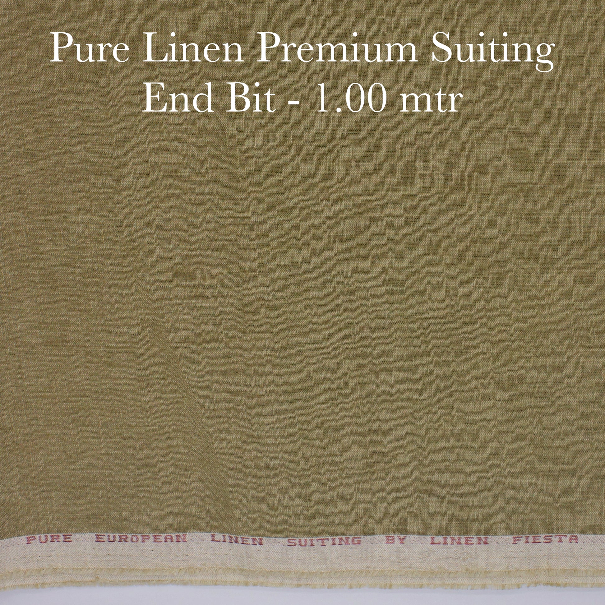1.00 Mtr Suiting Fabric - END BIT (35%) - Linen Studio