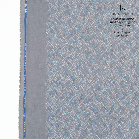 Manish Malhotra Heavy Embroidery Collection - Oslo Grey (Zoom In)