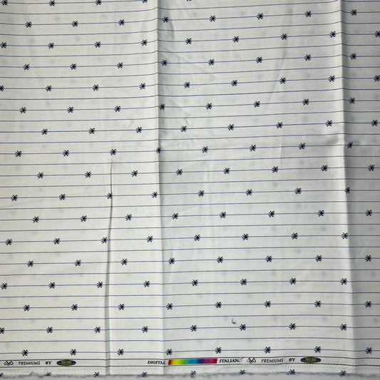 60CM Shirting Fabric - END BIT 77 (FLAT RATE)