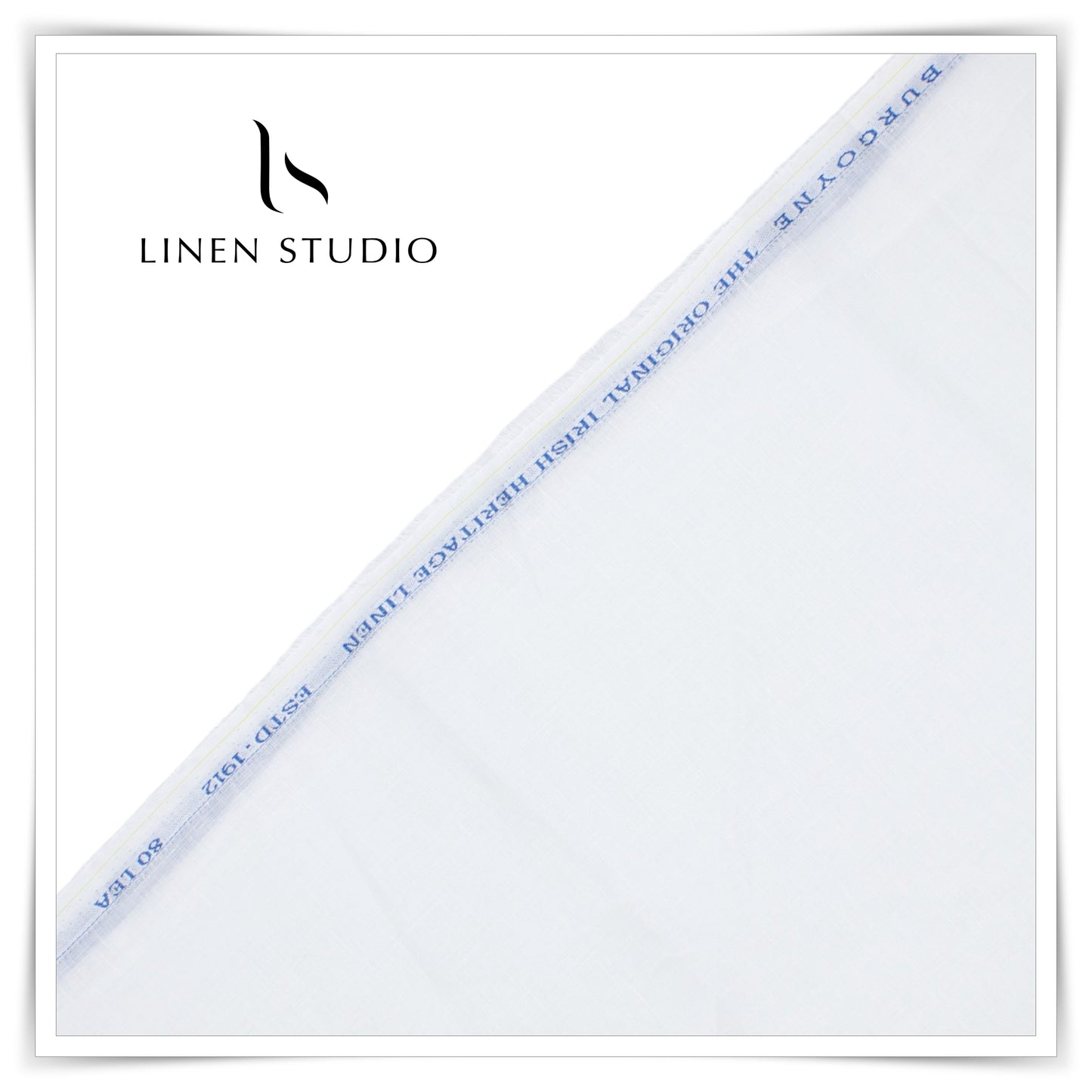 50 CMS SHIRTING - 80 LEA PLAIN BY BUROGYNE (FLAT RATE)