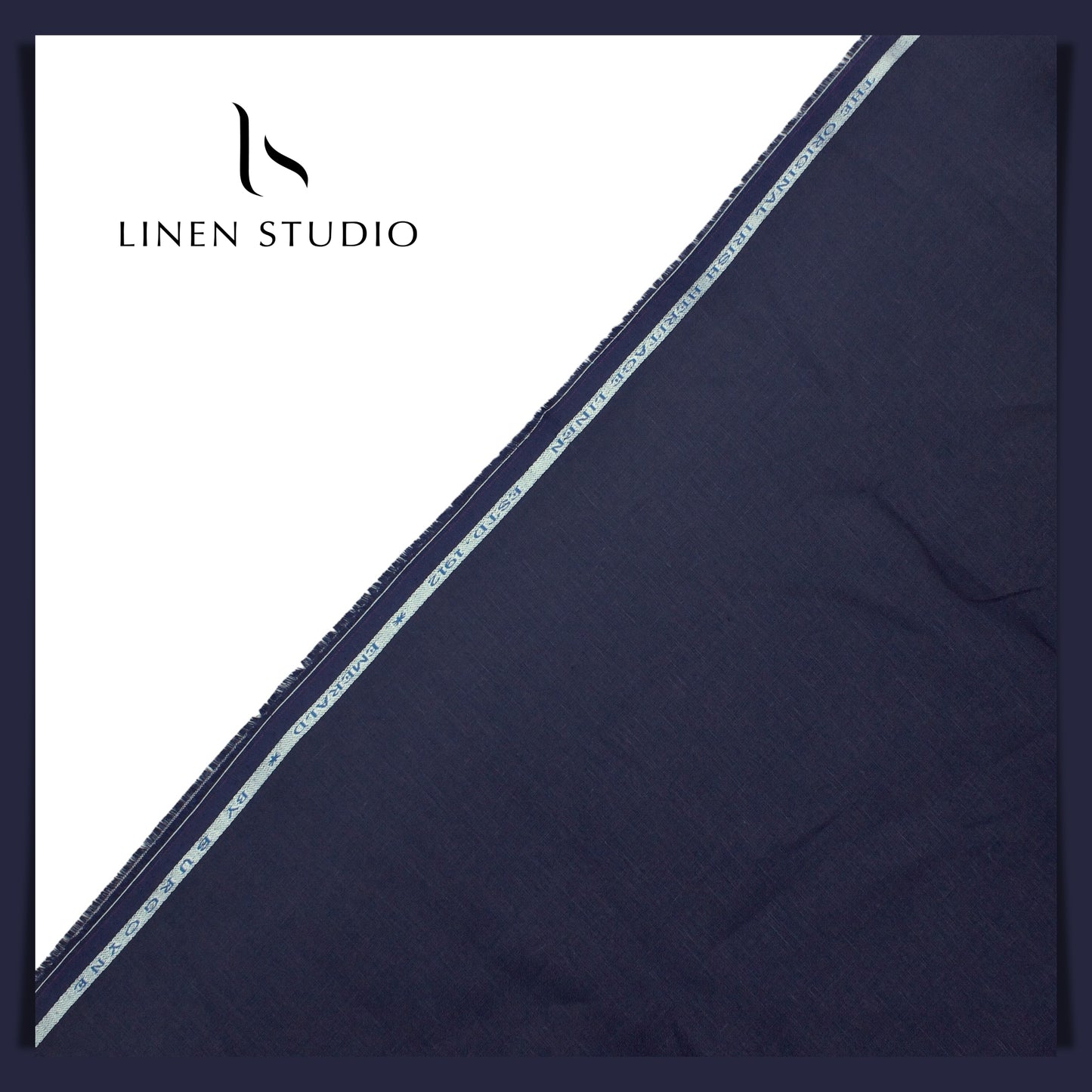 80 CMS SHIRTING - PURE LINEN 70 LEA PLAIN BY BURGOYNE 102 (FLAT RATE)