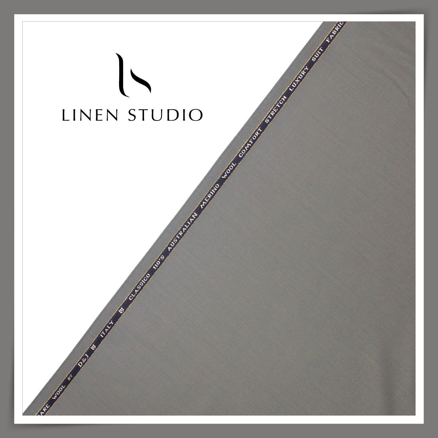50 CM SUITING - 110'S WOOL STRETCH BY D&J (FLAT RATE)