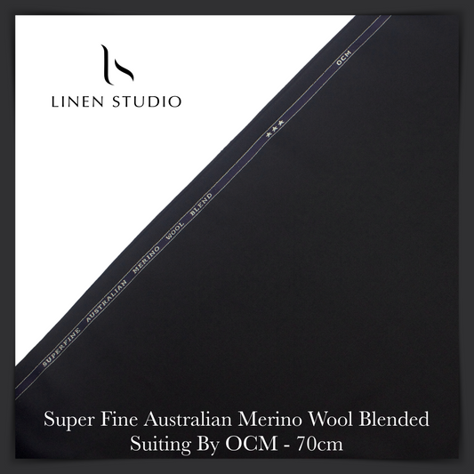 70 Cm Suiting Fabric - END BIT (65%) - Linen Studio