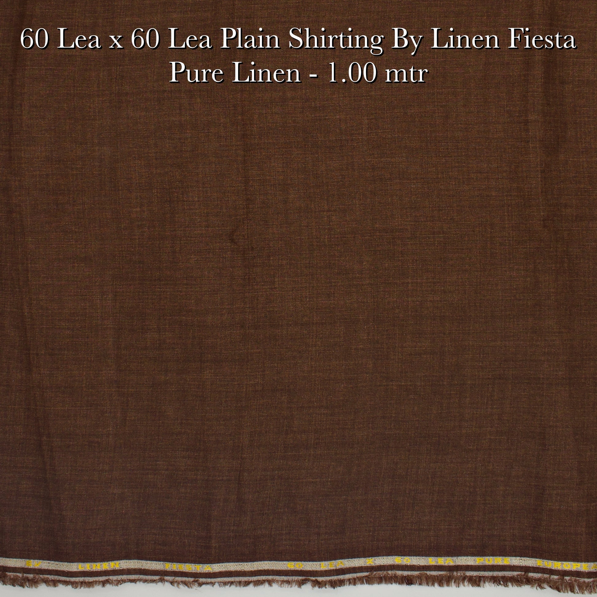 1.00 Mtr Shirting Fabric - END BIT (60%) - Linen Studio