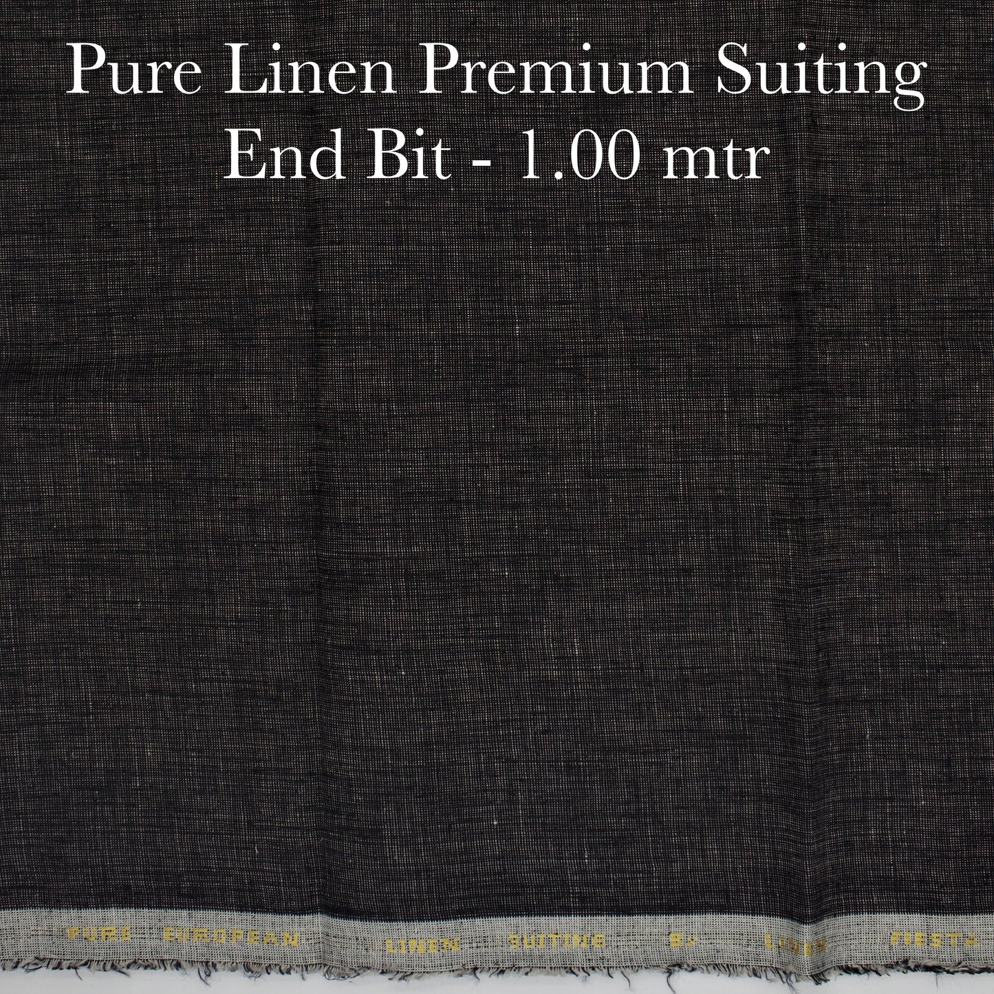 1.00 Mtr Suiting Fabric - END BIT (35%) - Linen Studio