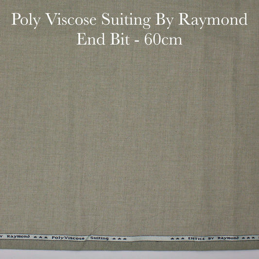 60 Cm Suiting Fabric  - END BIT (70%) - Linen Studio