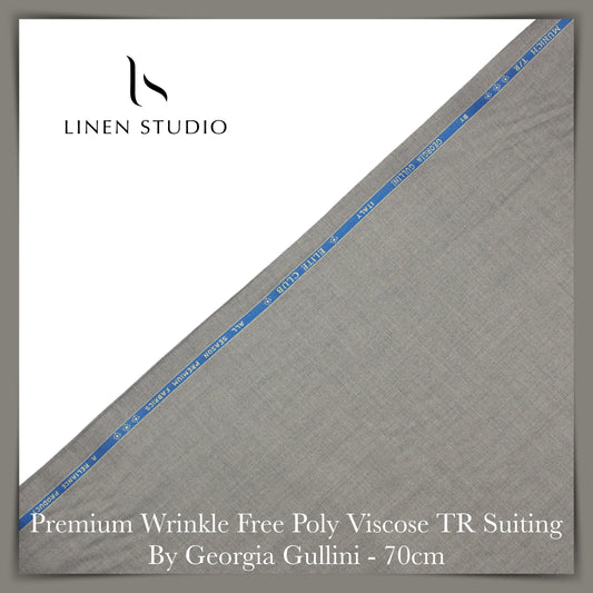 70 Cm Suiting Fabric - END BIT (65%) - Linen Studio
