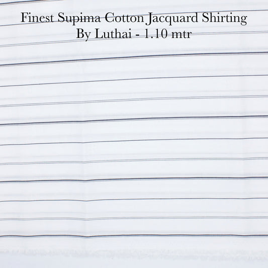 1.10 mtr Shirting Fabric - END BIT (50%) - Linen Studio