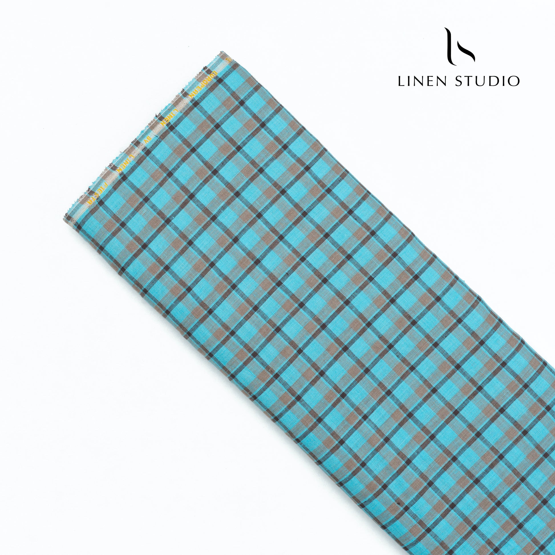 Pure Linen 70 Lea Checks (on SALE) - Linen Studio