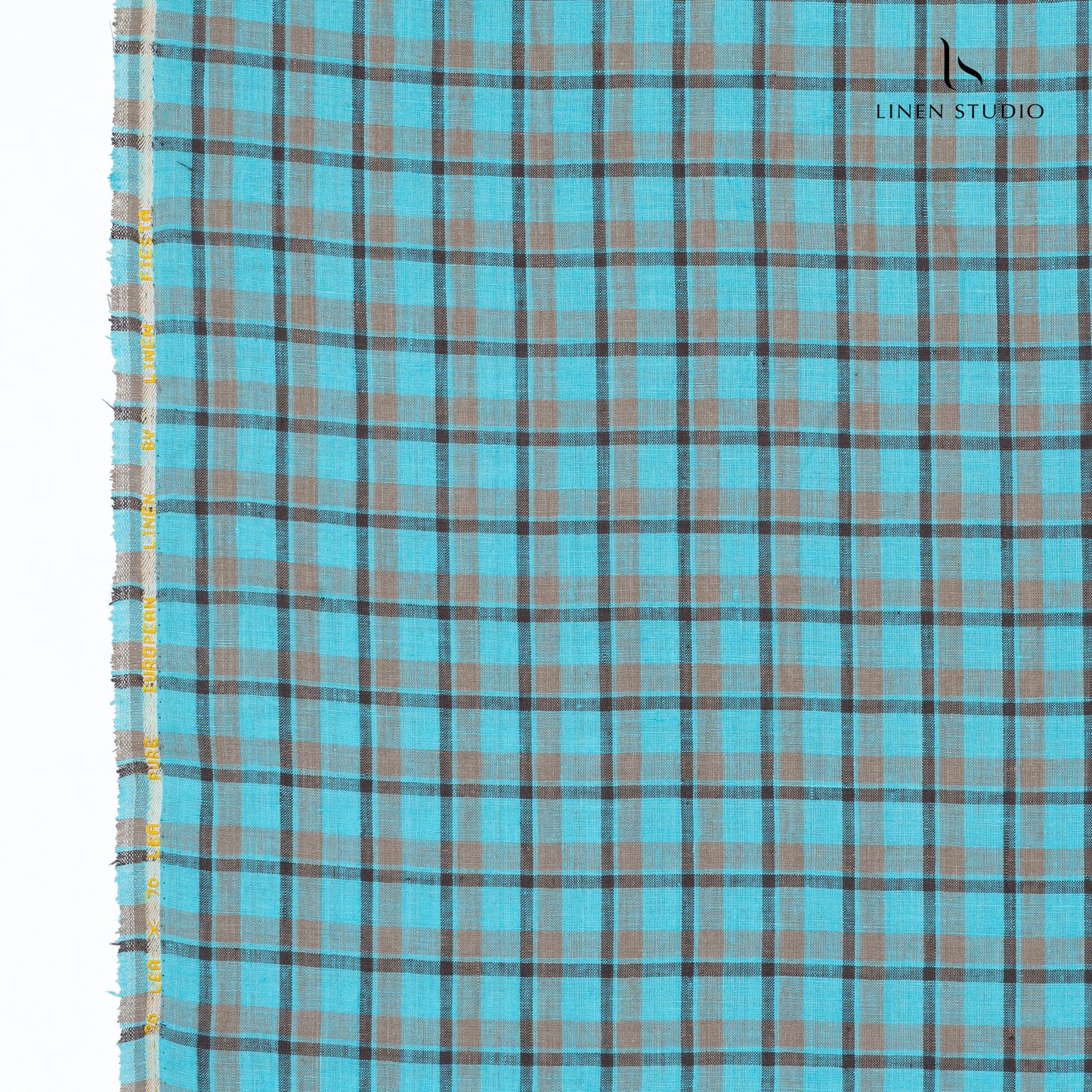 Pure Linen 70 Lea Checks (on SALE) - Linen Studio