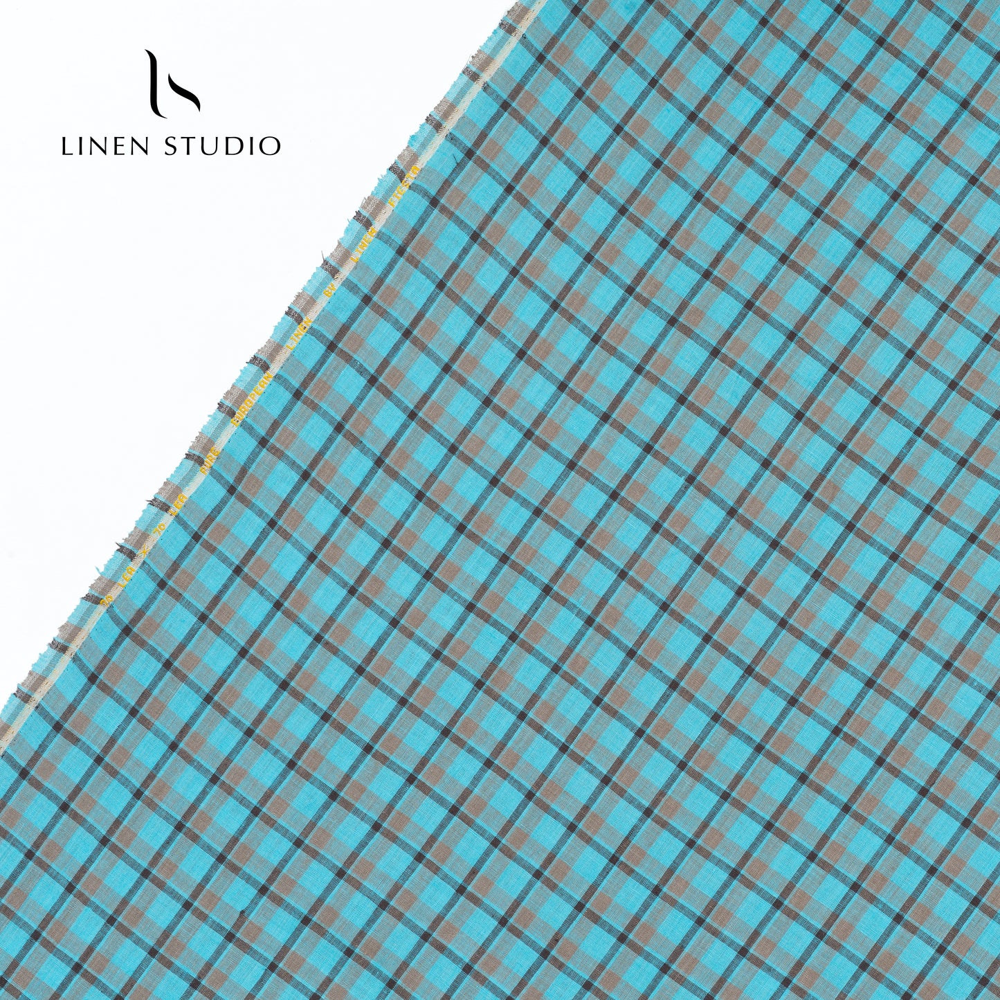 Pure Linen 70 Lea Checks (on SALE) - Linen Studio