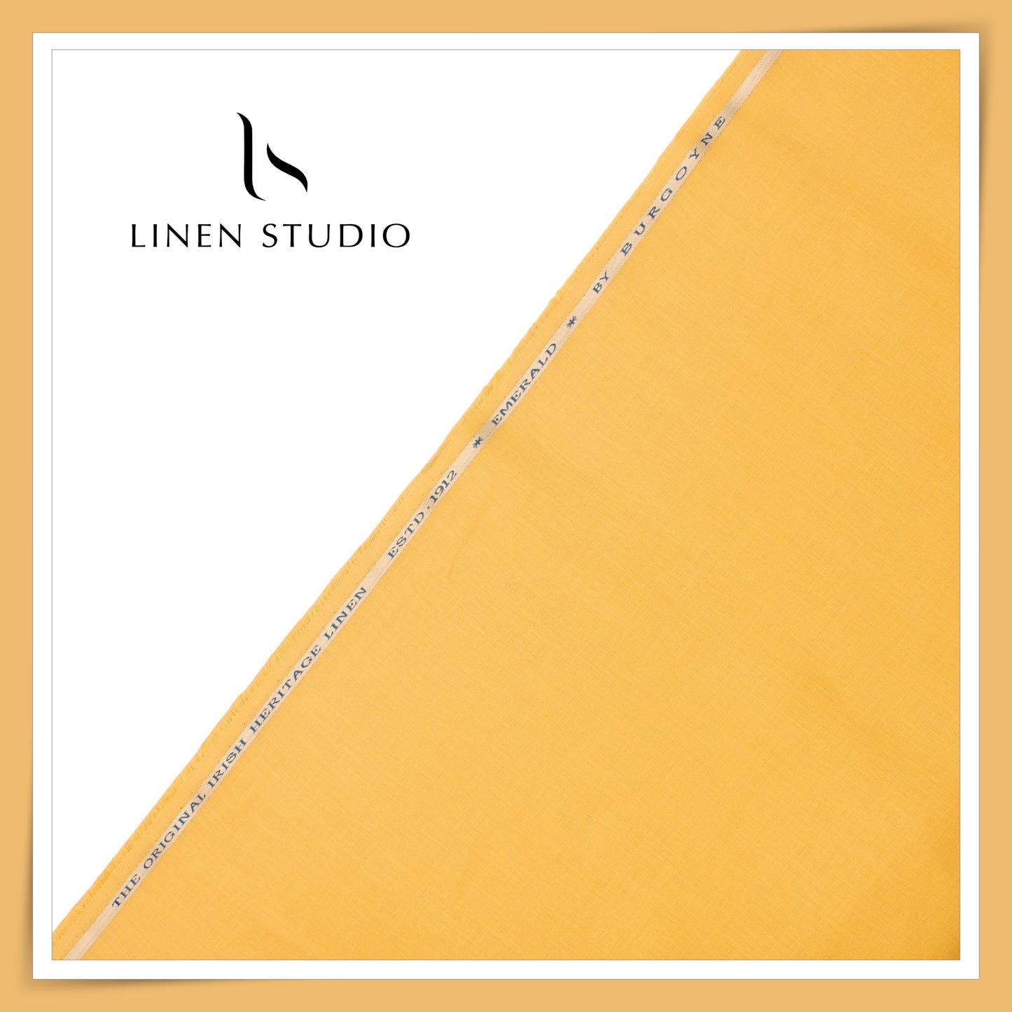 60 CMS SHIRTING - PURE LINEN 70 LEA PLAIN BY BURGOYNE 103 (FLAT RATE)