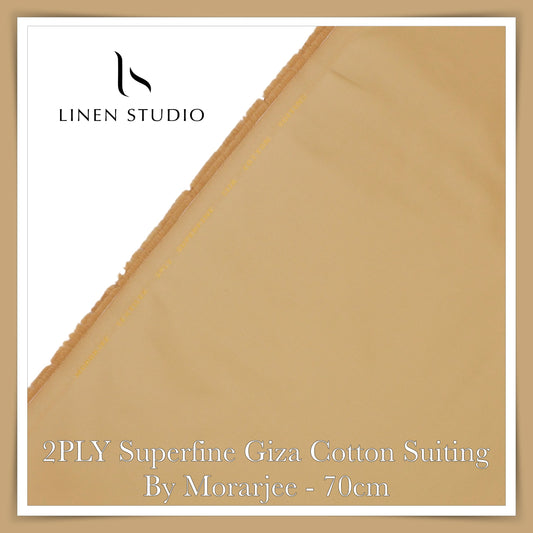 70 Cm Suiting Fabric - END BIT (65%) - Linen Studio