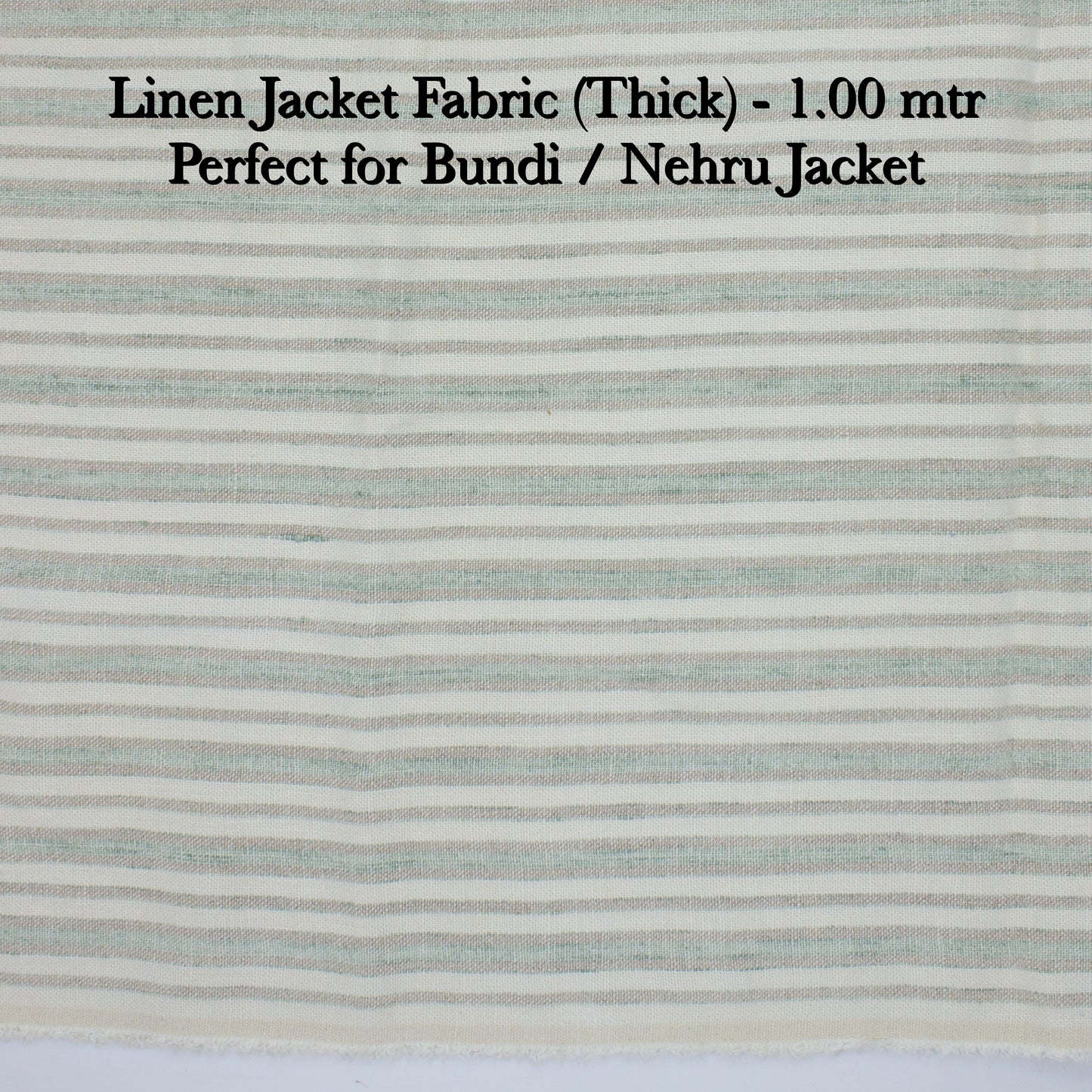 1.00 Mtr Suiting Fabric - END BIT (35%) - Linen Studio