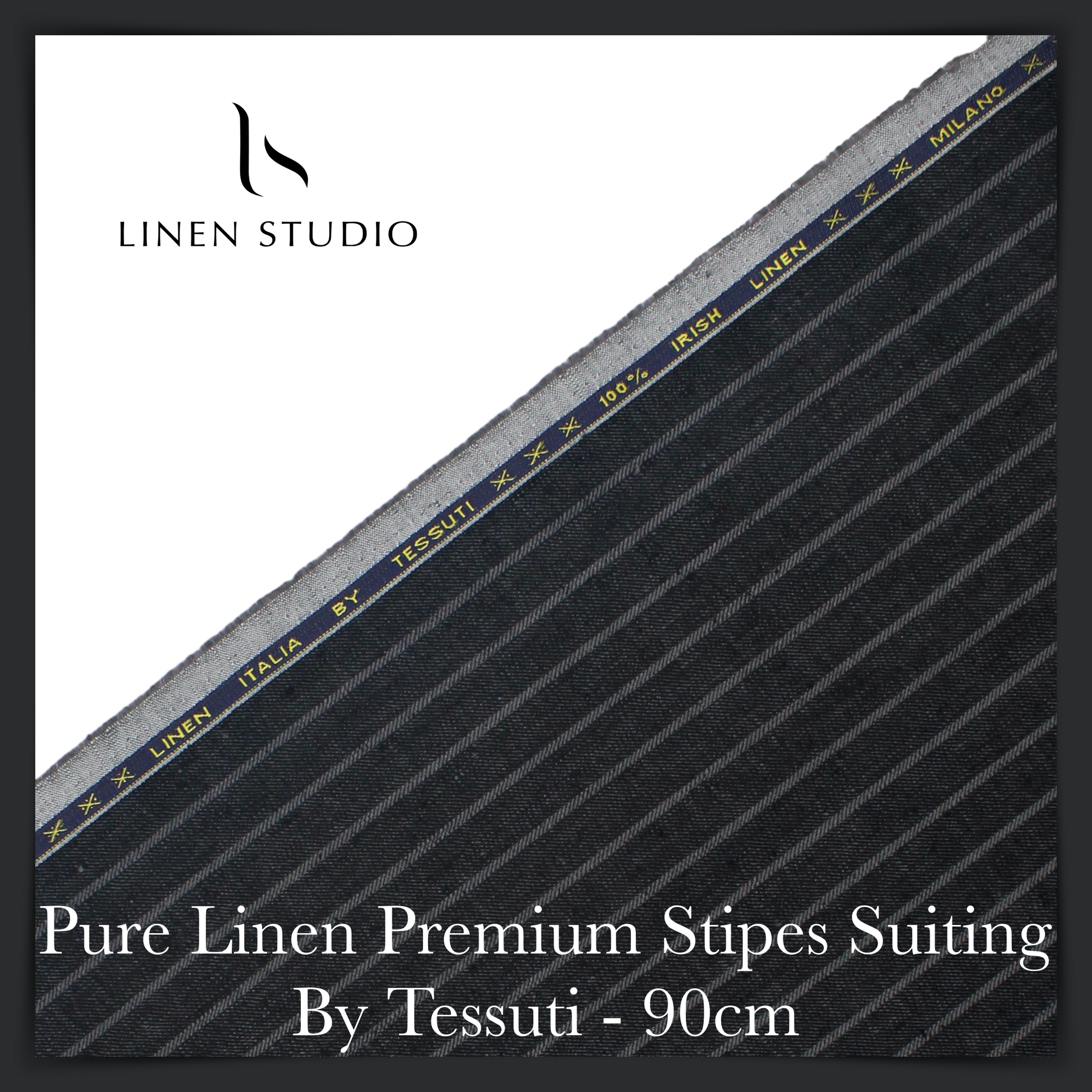 90 Cm Pure Linen Suiting - END BIT (50%) - Linen Studio