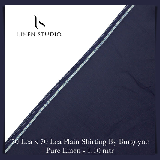 1.10 mtr Shirting Fabric - END BIT (50%) - Linen Studio