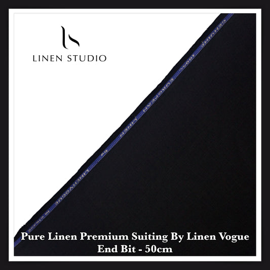 50 Cm Suiting Fabric  - END BIT ( (FLAT RATE)