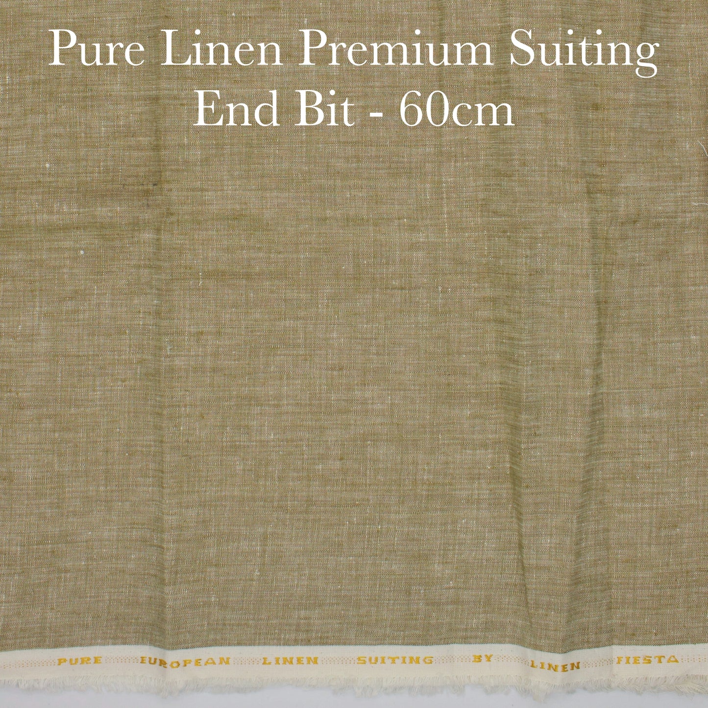 60 Cm Suiting Fabric  - END BIT (70%) - Linen Studio