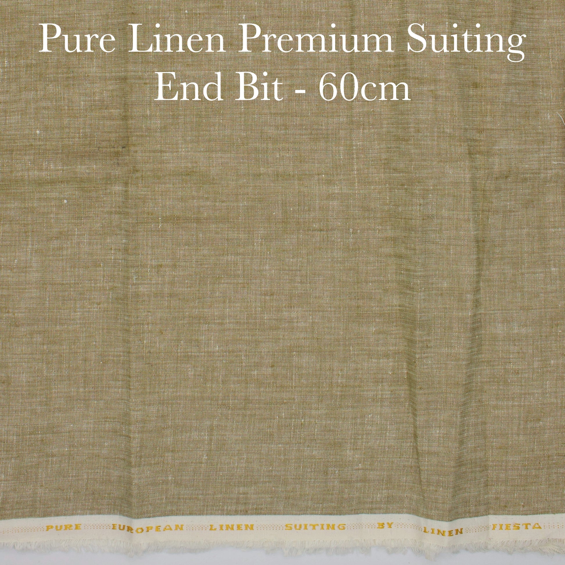 60 Cm Suiting Fabric  - END BIT (70%) - Linen Studio