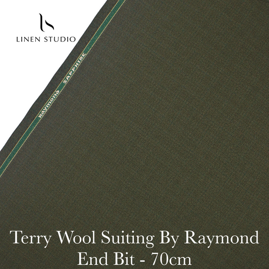 70 Cm Suiting Fabric - END BIT (65%) - Linen Studio