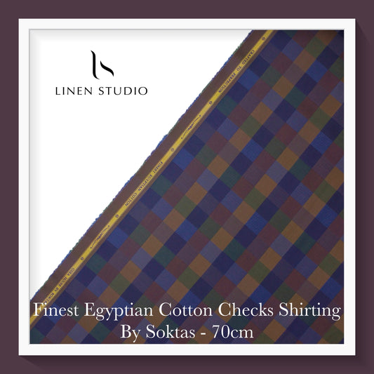 70 cm Shirting - END BIT (75%) - Linen Studio
