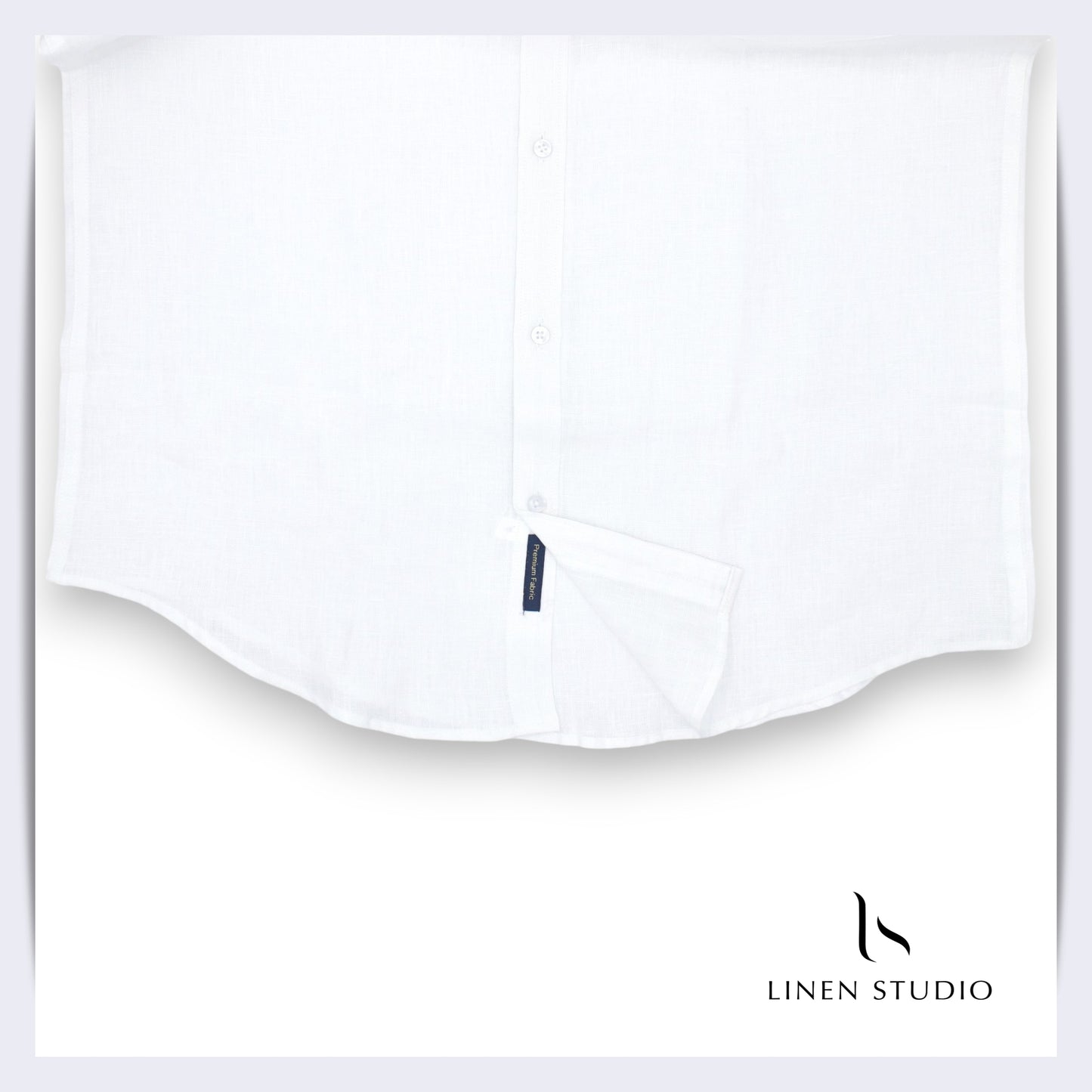 40 Lea White Readymade Pure Linen Shirt - Linen Studio