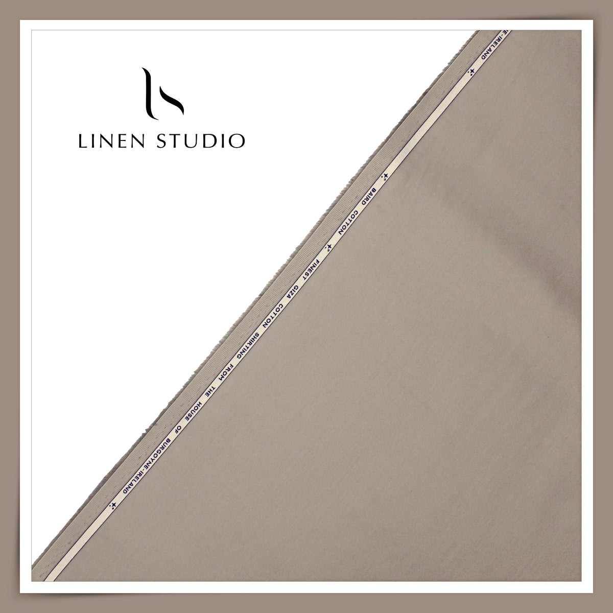 1.40 MTR SHIRTING - FINEST GIZA COTTON PLAIN BY BURGOYNE EB 104 (FLAT RATE)