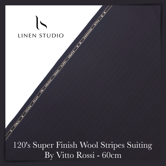 60 Cm Suiting Fabric  - END BIT (70%) - Linen Studio