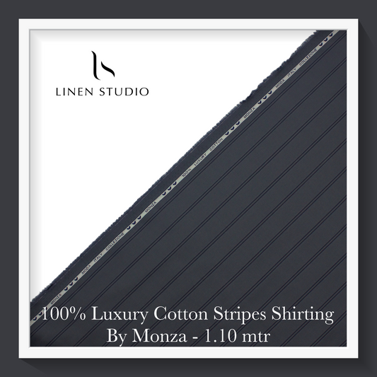 1.10 mtr Shirting Fabric - END BIT (50%) - Linen Studio