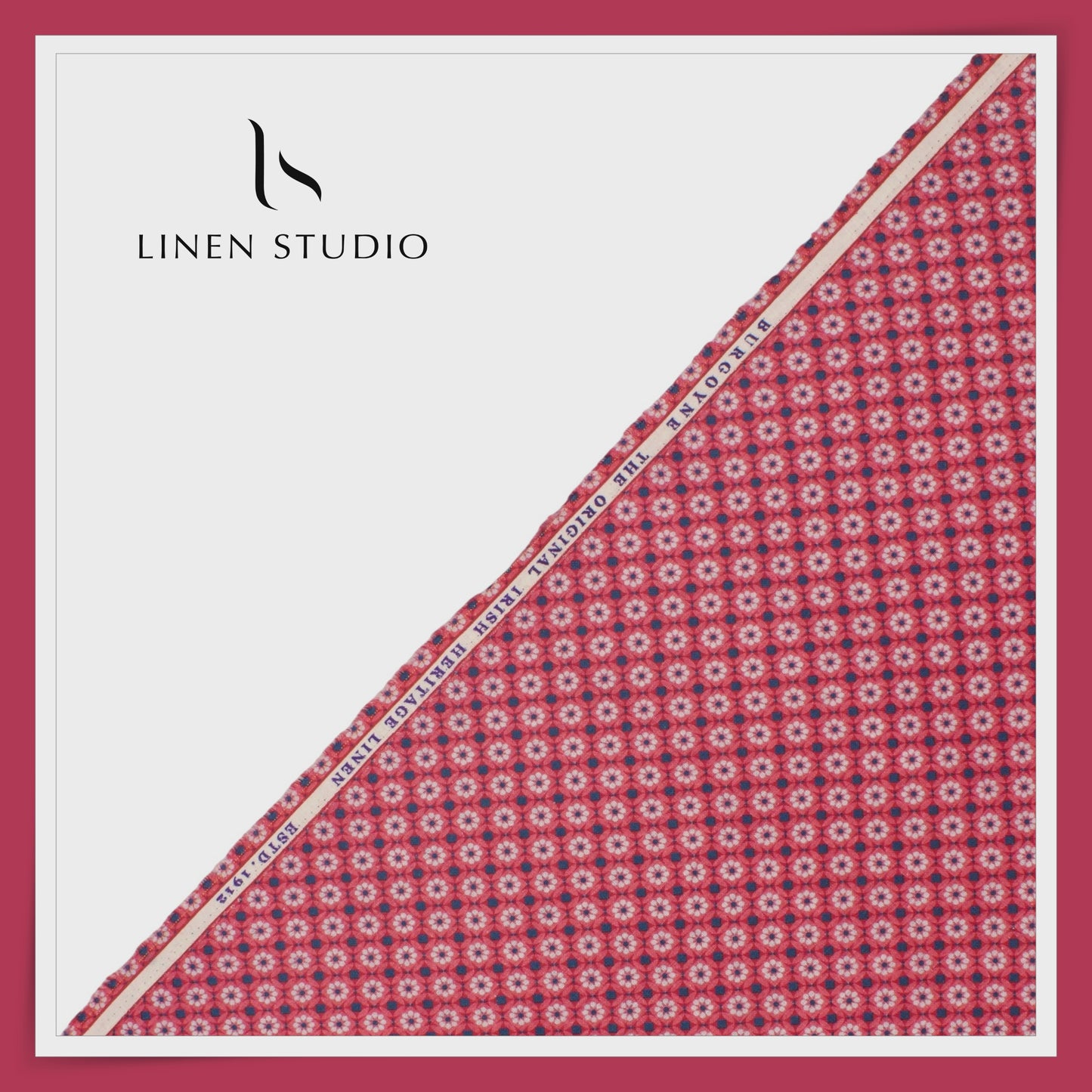 80 CMS SHIRTING - PURE LINEN 60 LEA DIGITAL PRINT BY BURGOYNE 105 (FLAT RATE)