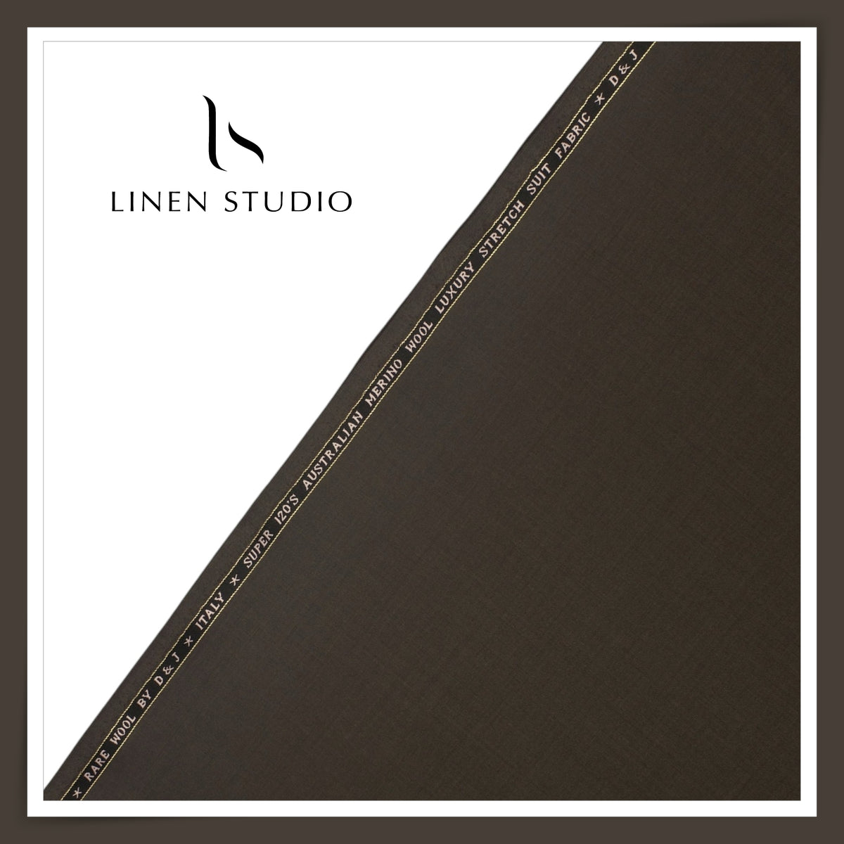 60 CM SUITING - SUPER 120'S AUSTRALIAN MERINO WOOL BY D&J EB 104 (FLAT RATE)
