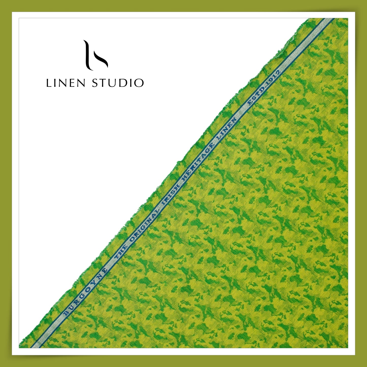 40 CMS SHIRTING - PURE LINEN 60 LEA PRINTED BY BURGOYNE 105(FLAT RATE)