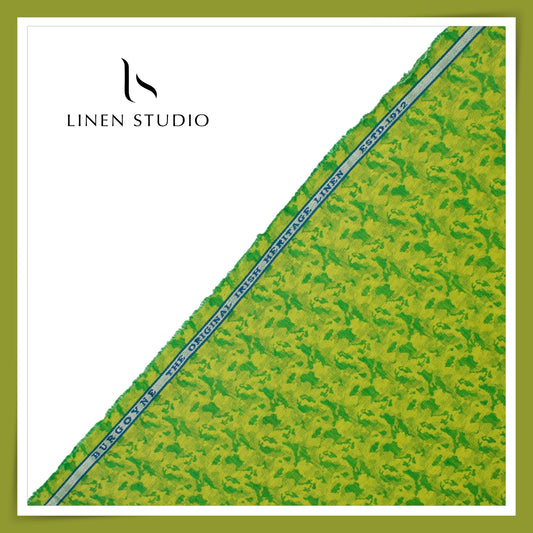 40 CMS SHIRTING - PURE LINEN 60 LEA PRINTED BY BURGOYNE EB 105(FLAT RATE)