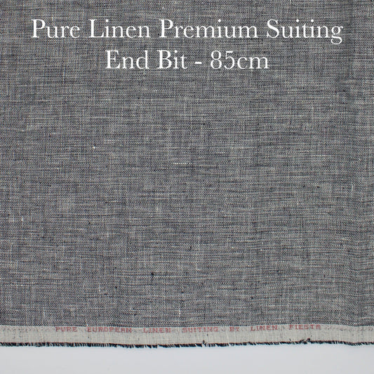 80 Cm Pure Linen Suiting - END BIT (50%) - Linen Studio