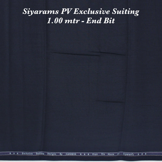 1.00 Mtr Siyarams PV Suiting - END BIT (35%) - Linen Studio