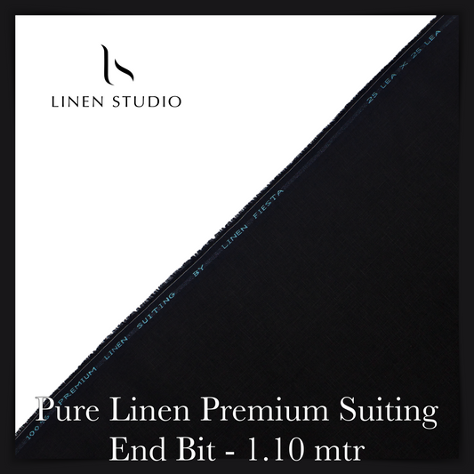1.10 Mtr Suiting Fabric - END BIT (25%) - Linen Studio