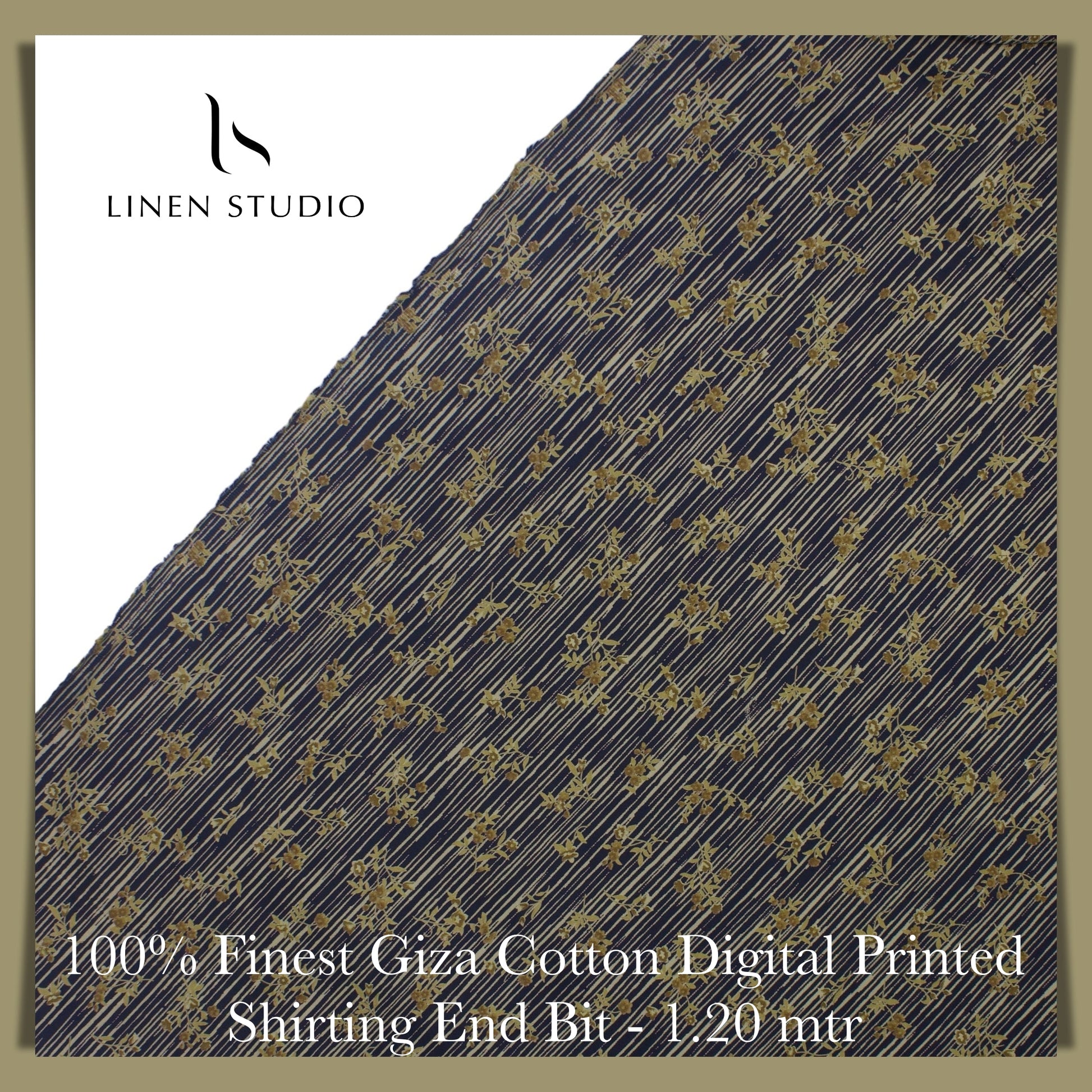 1.20 mtr Shirting Fabiric - END BIT (40%) - Linen Studio