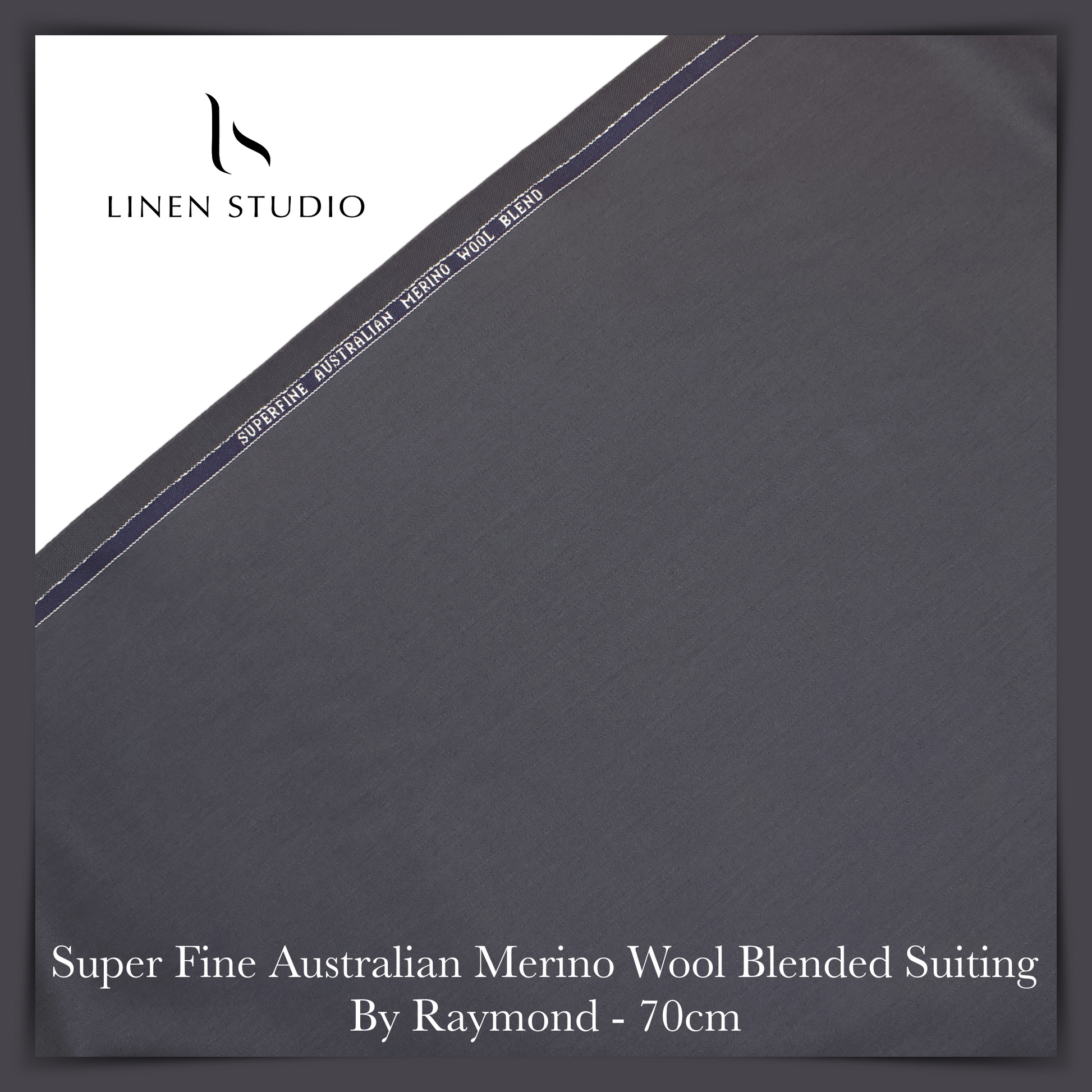 70 Cm Suiting Fabric - END BIT (65%) - Linen Studio