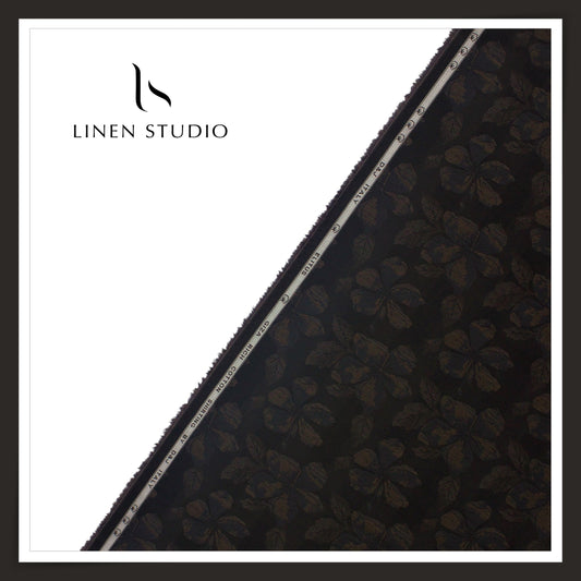 1.40 MTR SHIRTING - ELITUS GIZA COTTON JACQUARD BY D&J EB 106 (FLAT RATE)