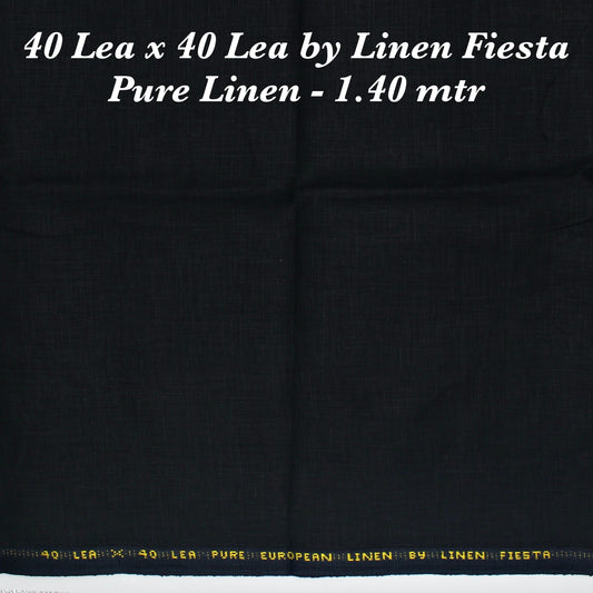 1.40 mtr 40 Lea Pure Linen - END BIT (20%)