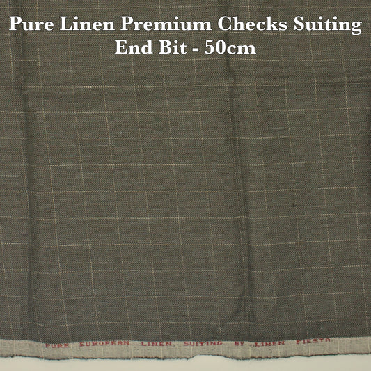 50 Cm Suiting Fabric  - END BIT (FLAT RATE)