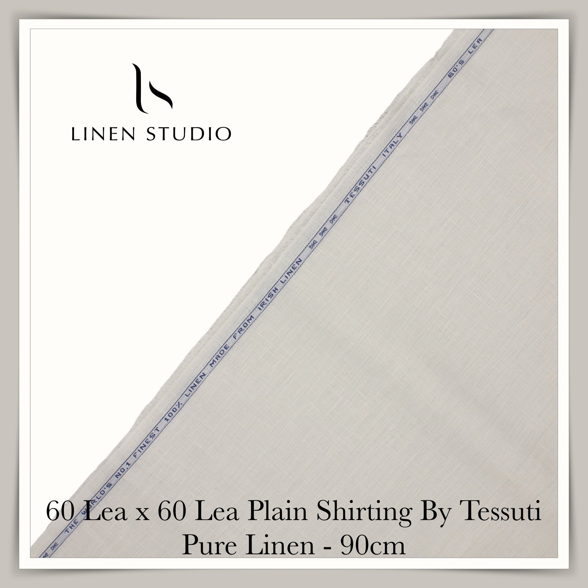 90 cm Shirting - END BIT (65%) - Linen Studio