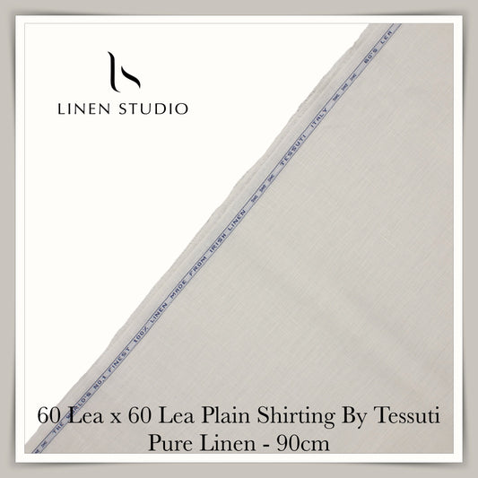 90 cm Shirting - END BIT (65%) - Linen Studio